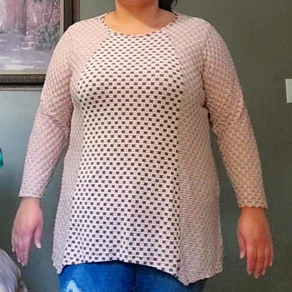 Pink long sleeve shirt